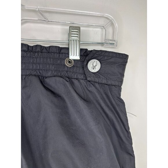 SPYDER Snow Pant Thinsulate Womens 4 Black Zipper Pockets Ski Winter Snowboard - Picture 7 of 11